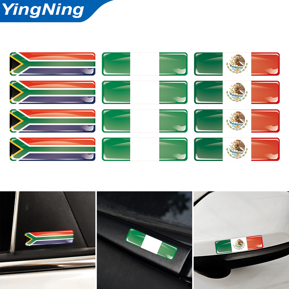 Laptop Accessories South Africa - ملصقات ثلاثية الأبعاد بتصميم أعلام جنوب