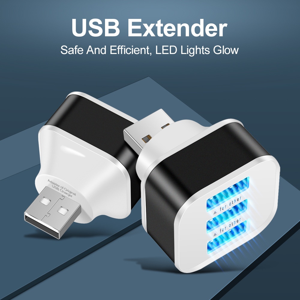 Laptop Electronics Accessories - 3 منافذ USB فتحات محول USB