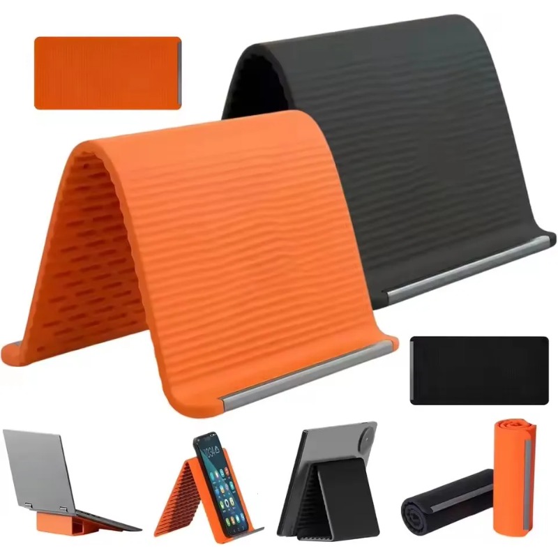 Laptop Related Accessories - حامل هاتف سيليكون مرن وقابل للطي،