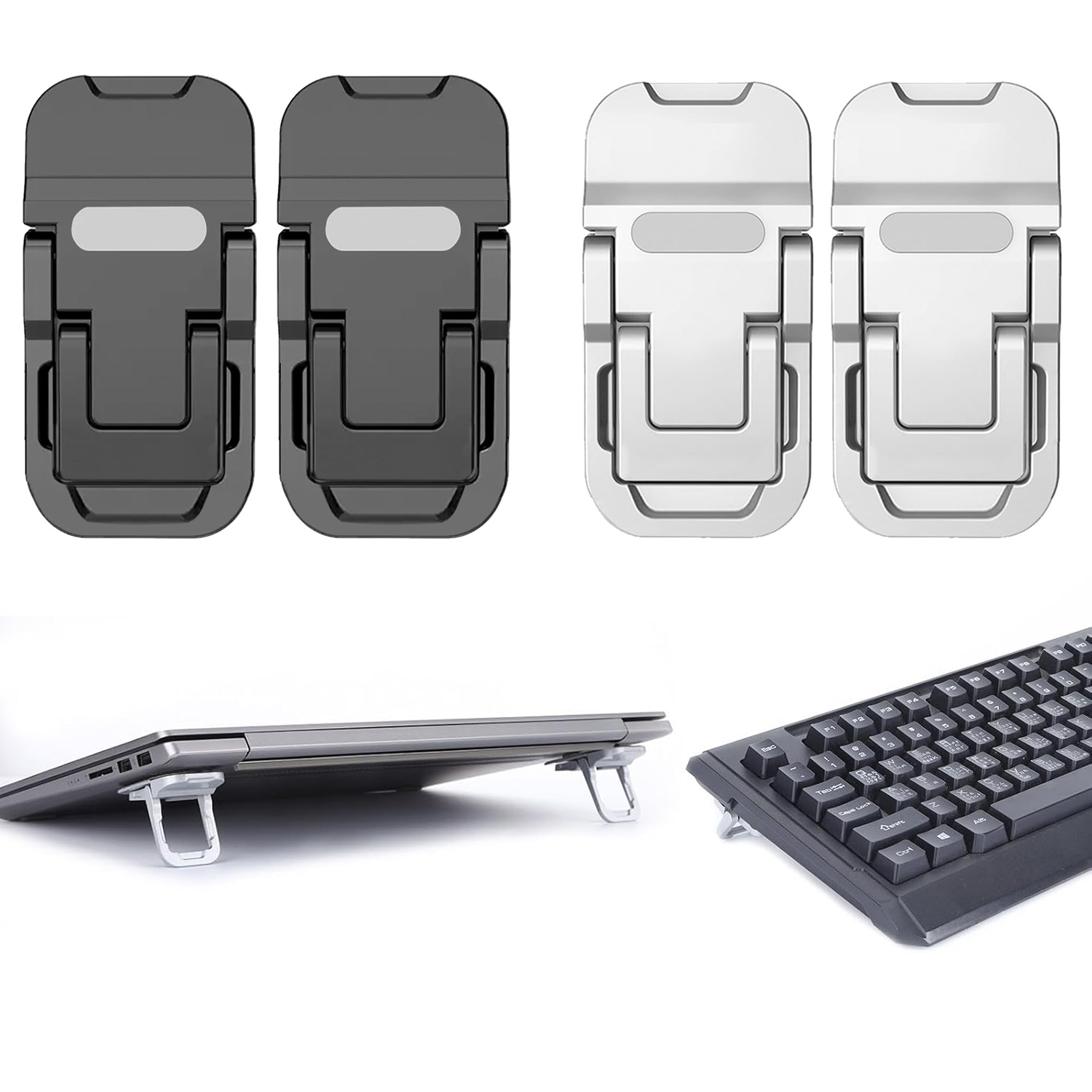 Laptop Ergonomic Accessories - قطعتان من حامل الكمبيوتر المحمول القابل