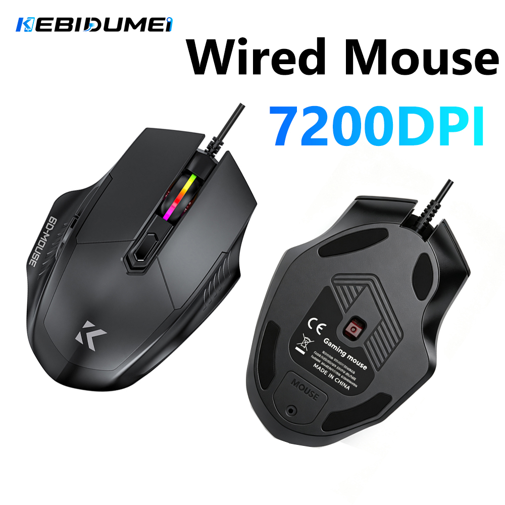 Laptop Electronics Accessories - ماوس سلكي من KEBIDUMEI بدقة 7200