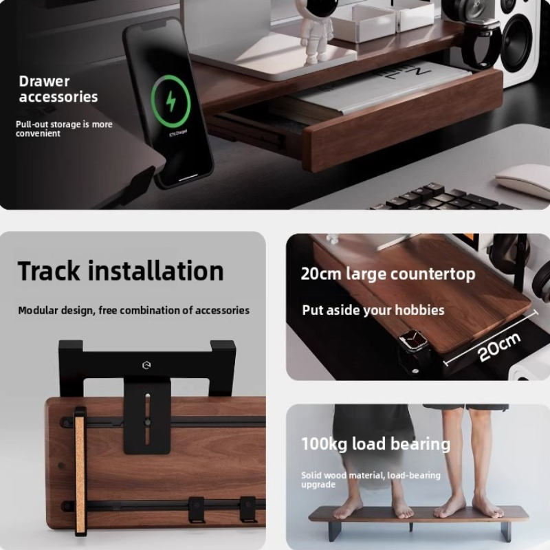 Laptop Ergonomic Accessories - صندوق تخزين معدني لملحقات Z3 Pro،