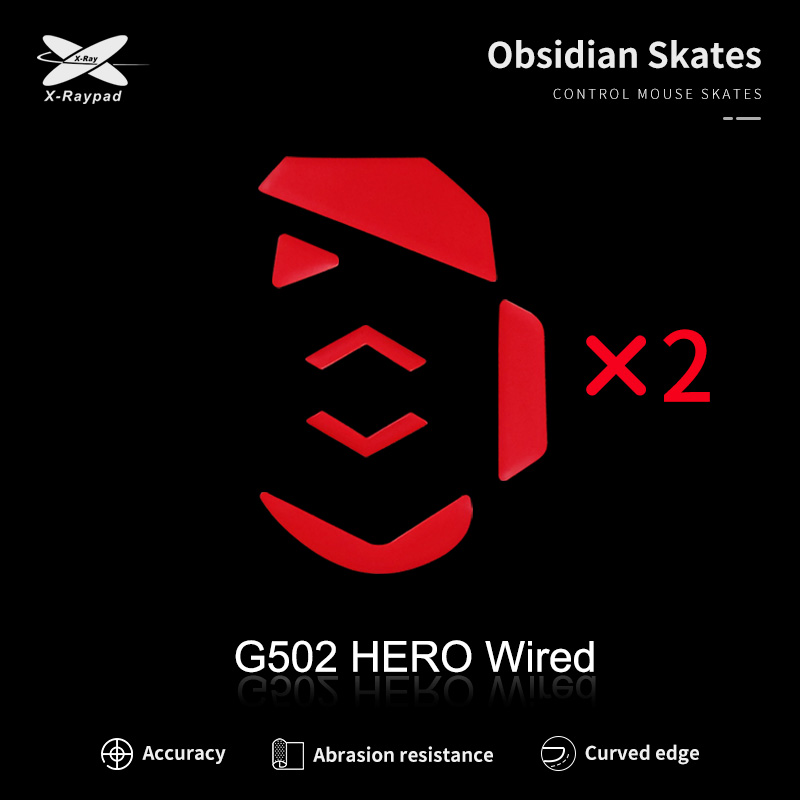 Logitech Mouse G502 - أحذية ماوس X-Raypad Obsidian Control لـ