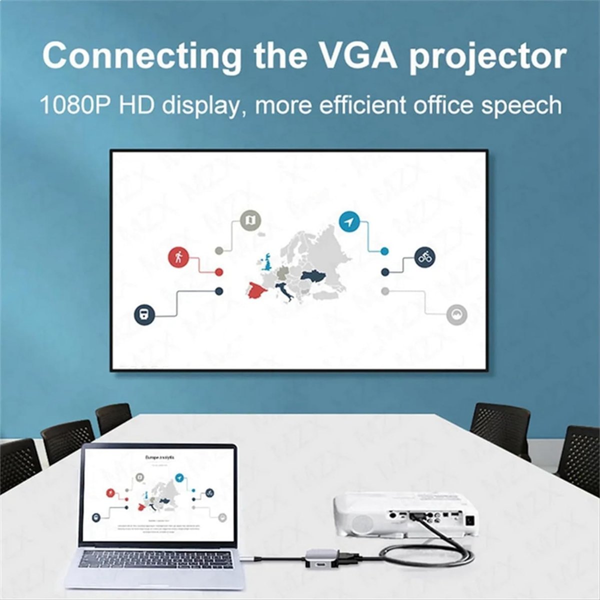Hdmi Vga Adapter - *محطة إرساء USB C A14E، محول