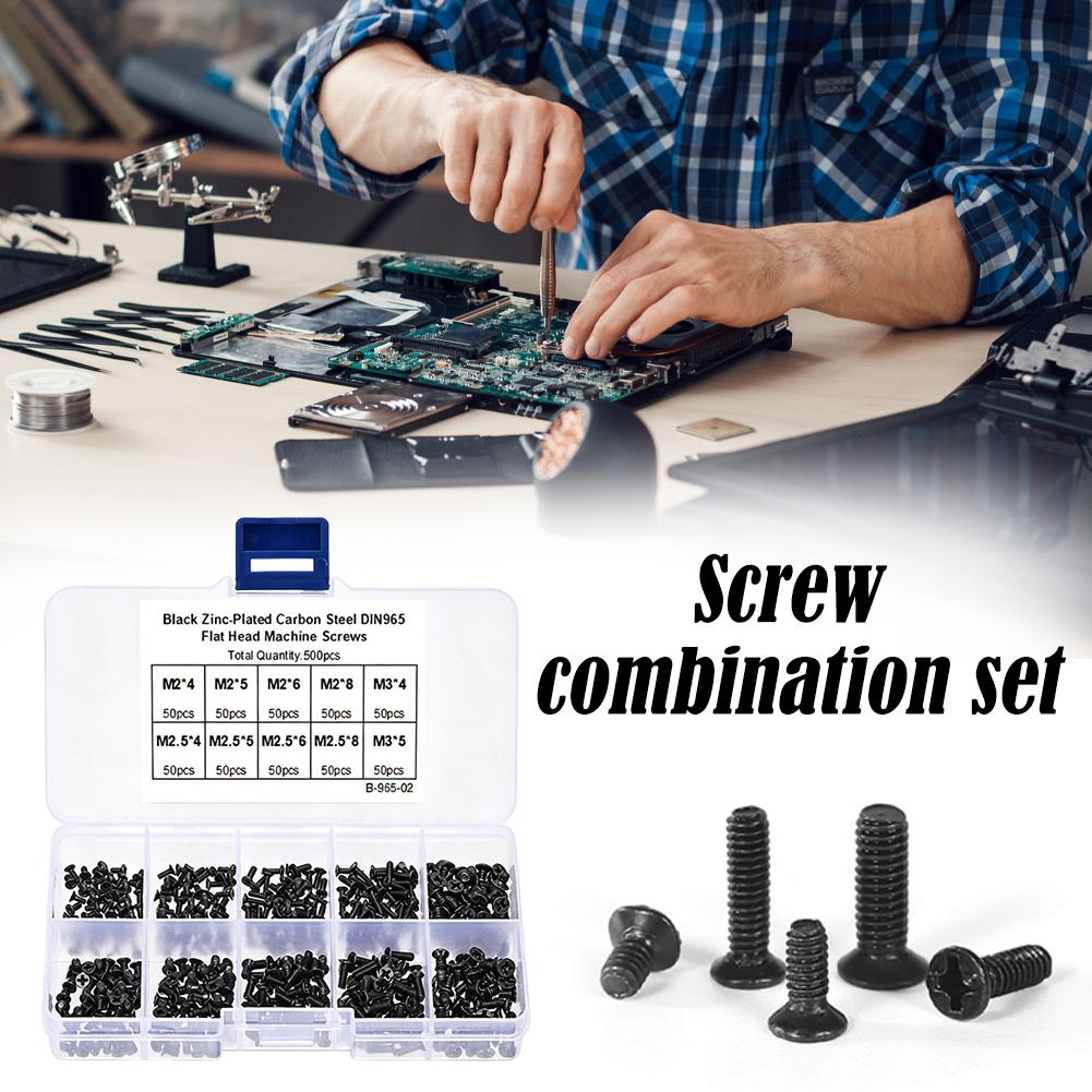 Laptop Electronics Accessories - مجموعة براغي M2 M2.5 M3 برأس