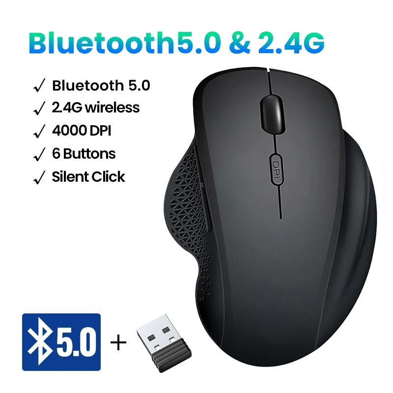 Laptop Electronics Accessories - ماوس لاسلكي قابل لإعادة الشحن ماوس