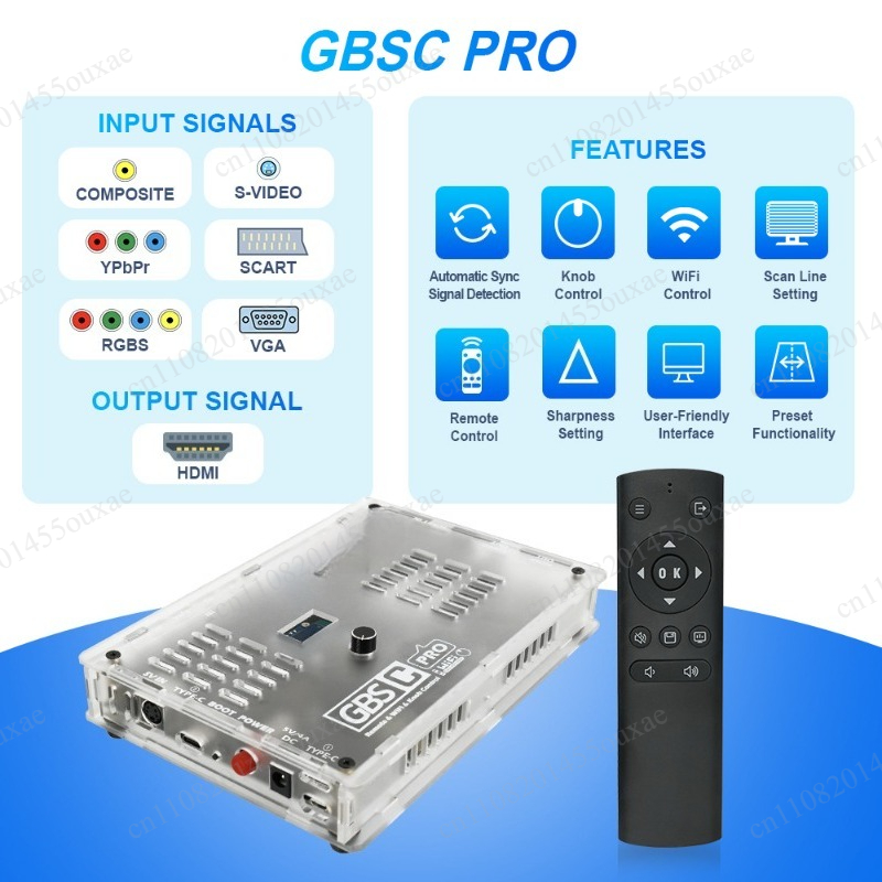 Hdmi Vga Adapter - محول إشارة GBSC RGBS، محول فيديو