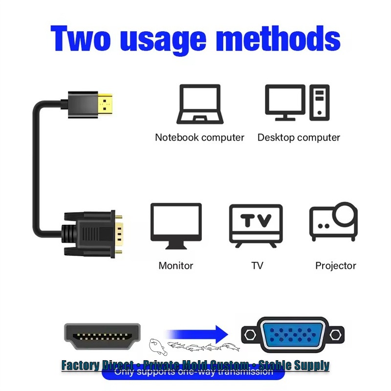 محول كابل HDMI متوافق مع VGA ب - مراجعة Hdmi Vga Adapter وسعره