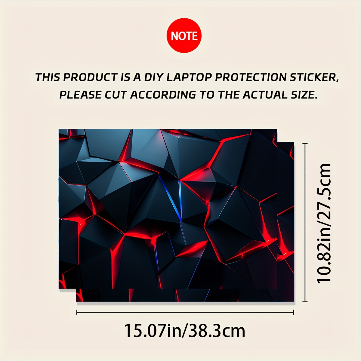 حزمة من ملصقين لتزيين الكمبيوت - مراجعة Laptop Accessories Msi وسعره