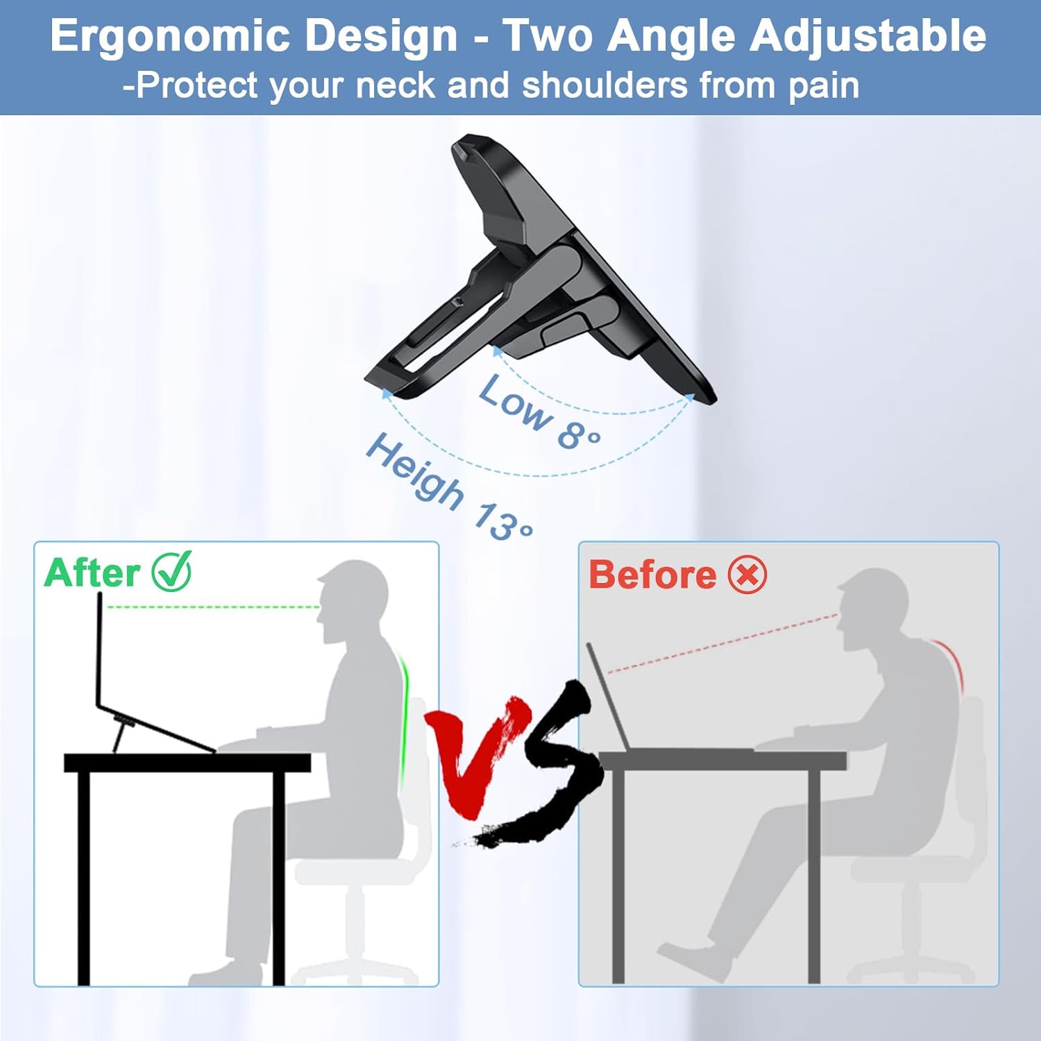 قطعتان من حامل الكمبيوتر المحم - مراجعة Laptop Ergonomic Accessories وسعره