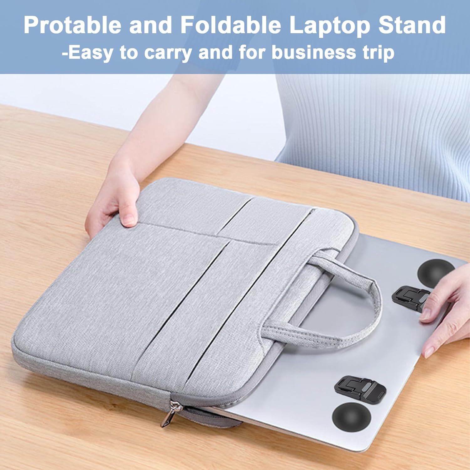 قطعتان من حامل الكمبيوتر المحم - مراجعة Laptop Ergonomic Accessories وسعره