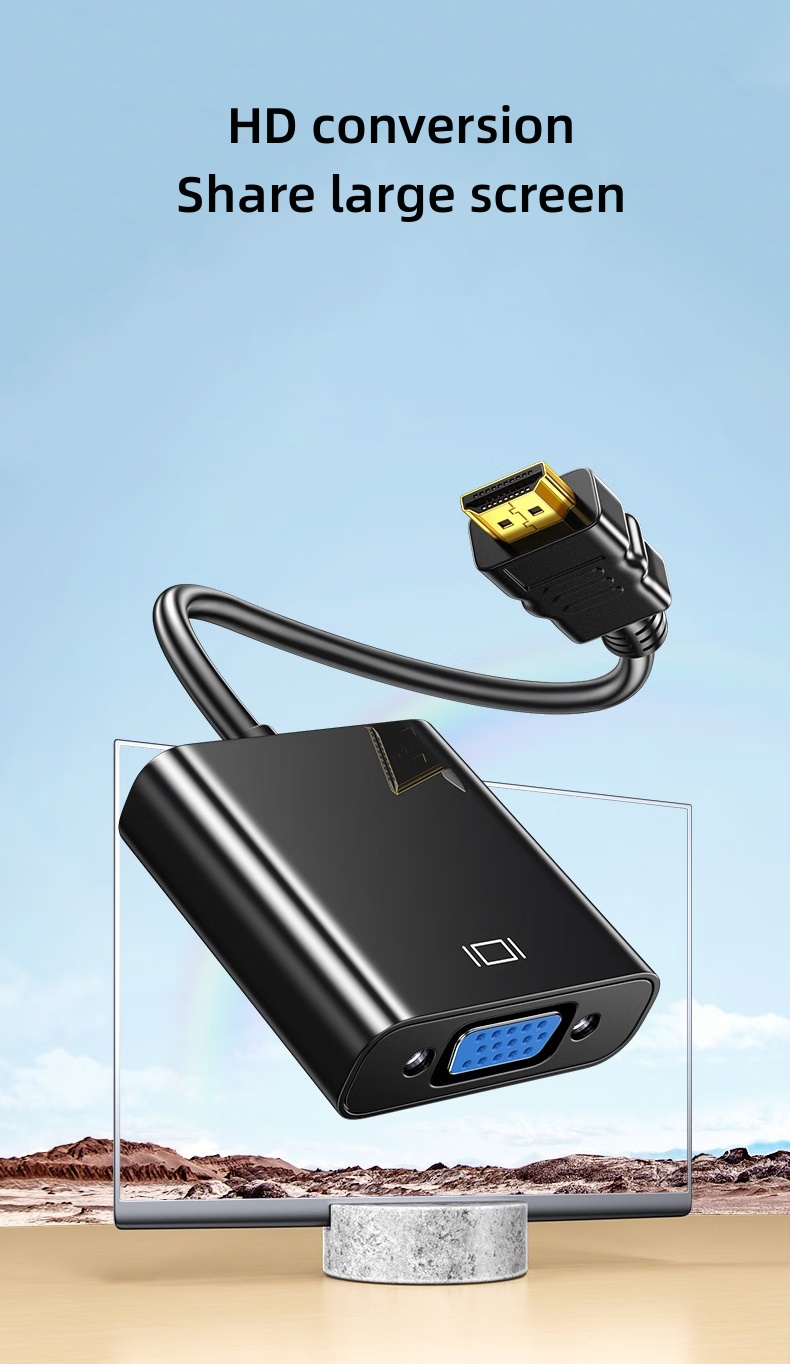 DT-2903 1080P Hdmi ذكر إلى Vga - مراجعة Hdmi Vga Adapter وسعره