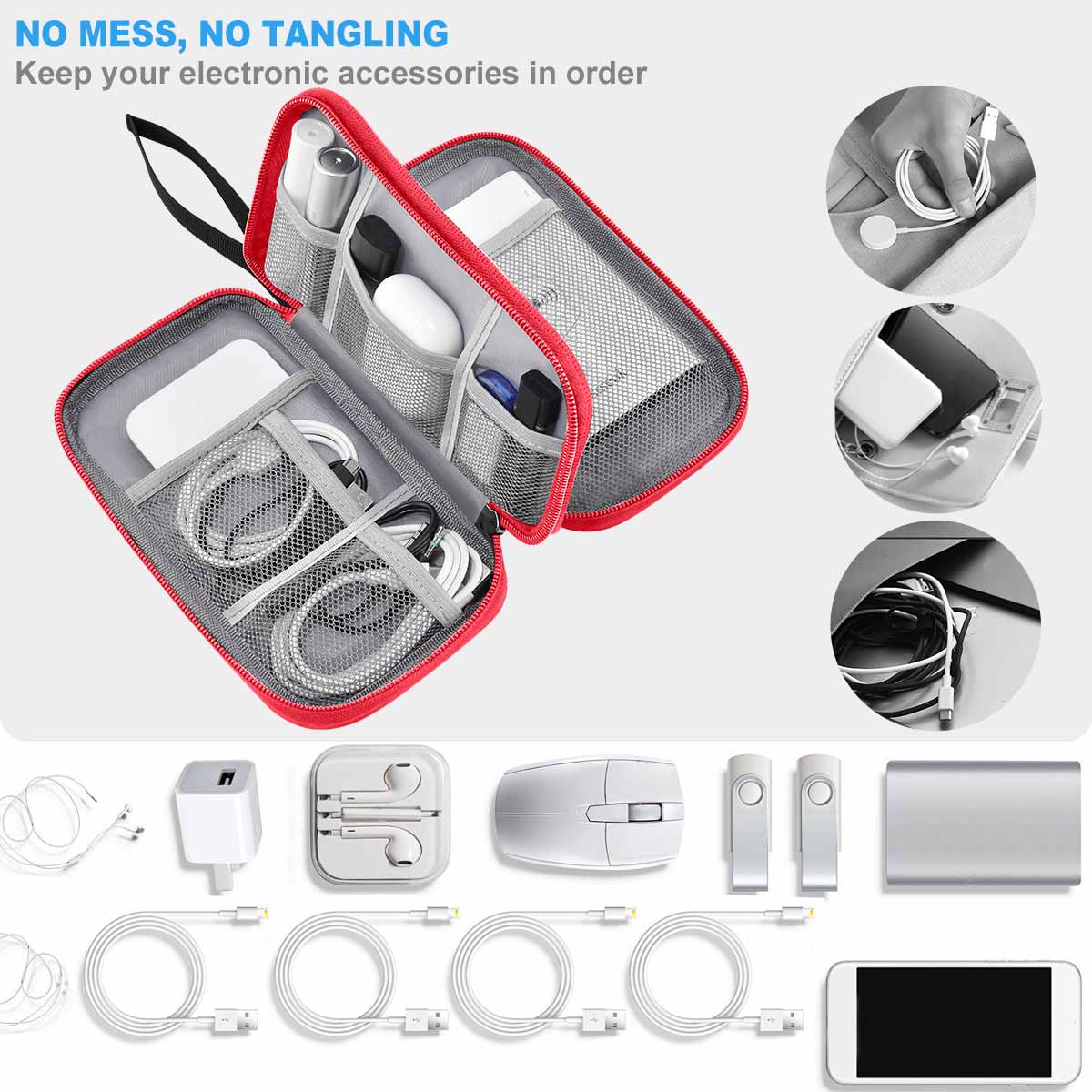 منظم للإكسسوارات الإلكترونية،  - مراجعة Laptop Electronics Accessories وسعره