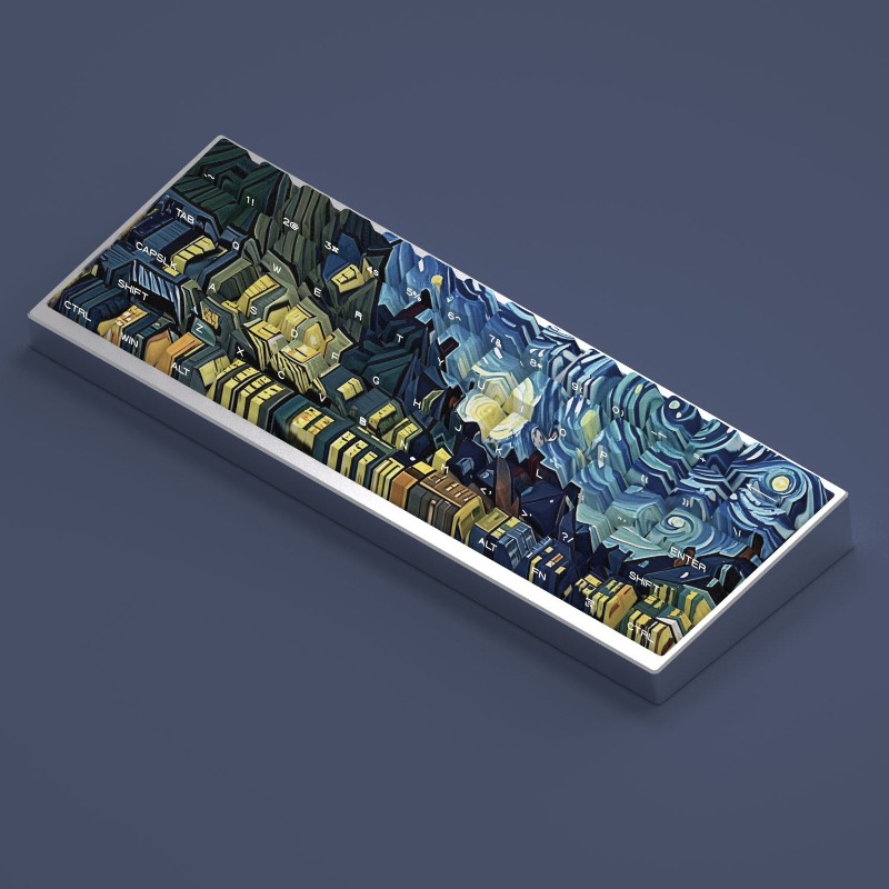 أغطية مفاتيح بتصميم سماء فان ج - مراجعة Laptop Accessories Gifts وسعره