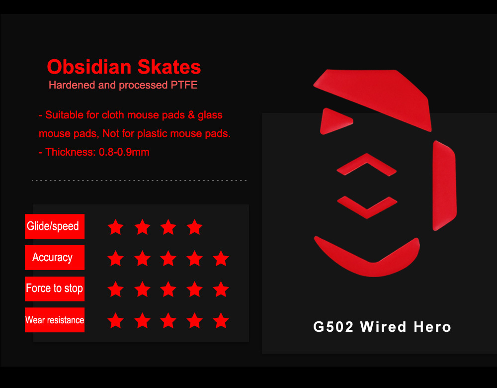 أحذية ماوس X-Raypad Obsidian C - مراجعة Logitech Mouse G502 وسعره