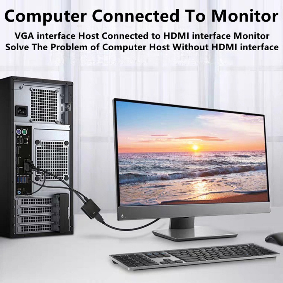 كابل محول VGA إلى HDMI بدقة 10 - مراجعة Hdmi Vga Adapter وسعره