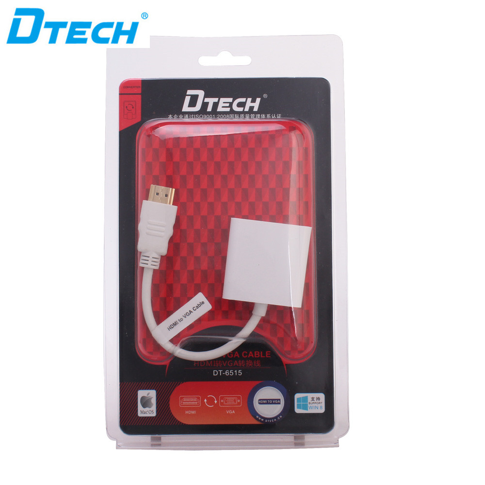 3 قطعة DTECH بيع المصنع مباشرة - مراجعة Hdmi Vga Adapter وسعره