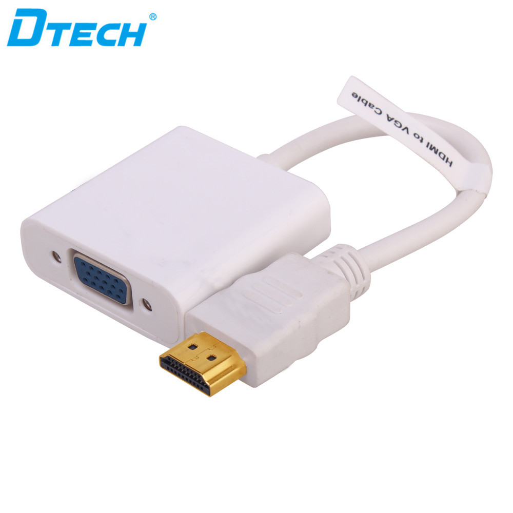 3 قطعة DTECH بيع المصنع مباشرة - مراجعة Hdmi Vga Adapter وسعره