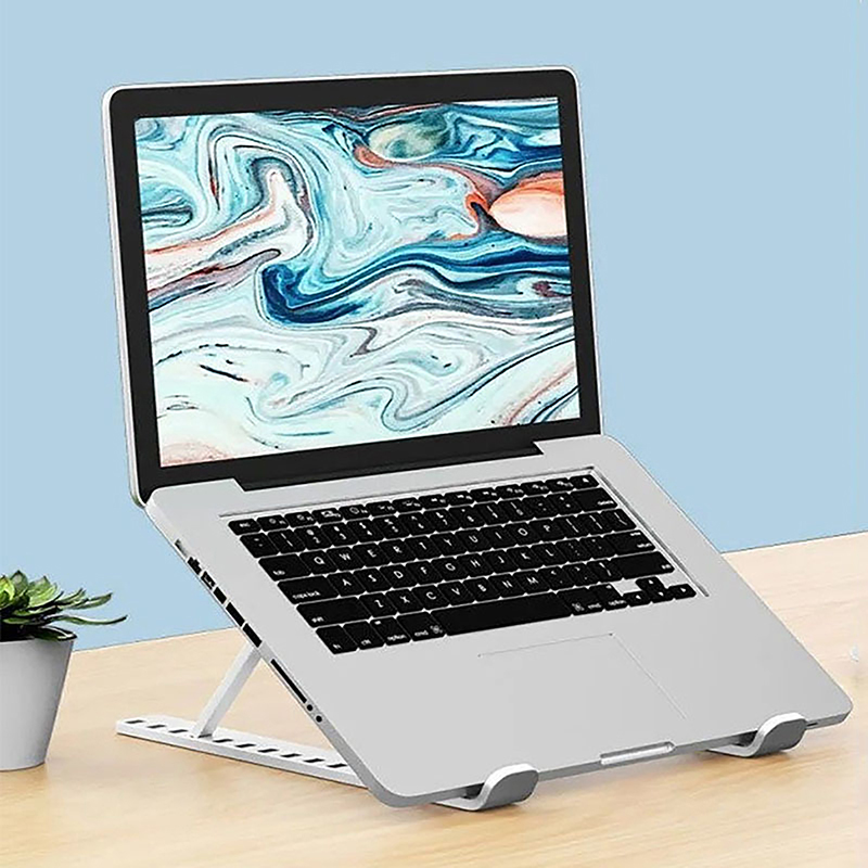 حامل كمبيوتر محمول بلاستيكي عا - مراجعة Laptop Ergonomic Accessories وسعره