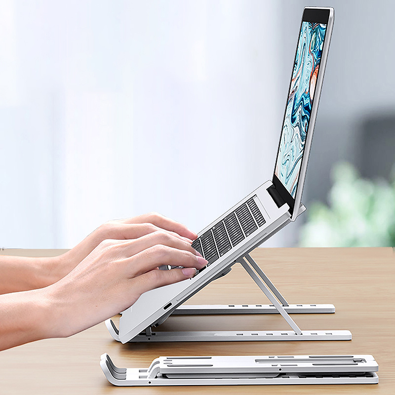 حامل كمبيوتر محمول بلاستيكي عا - مراجعة Laptop Ergonomic Accessories وسعره