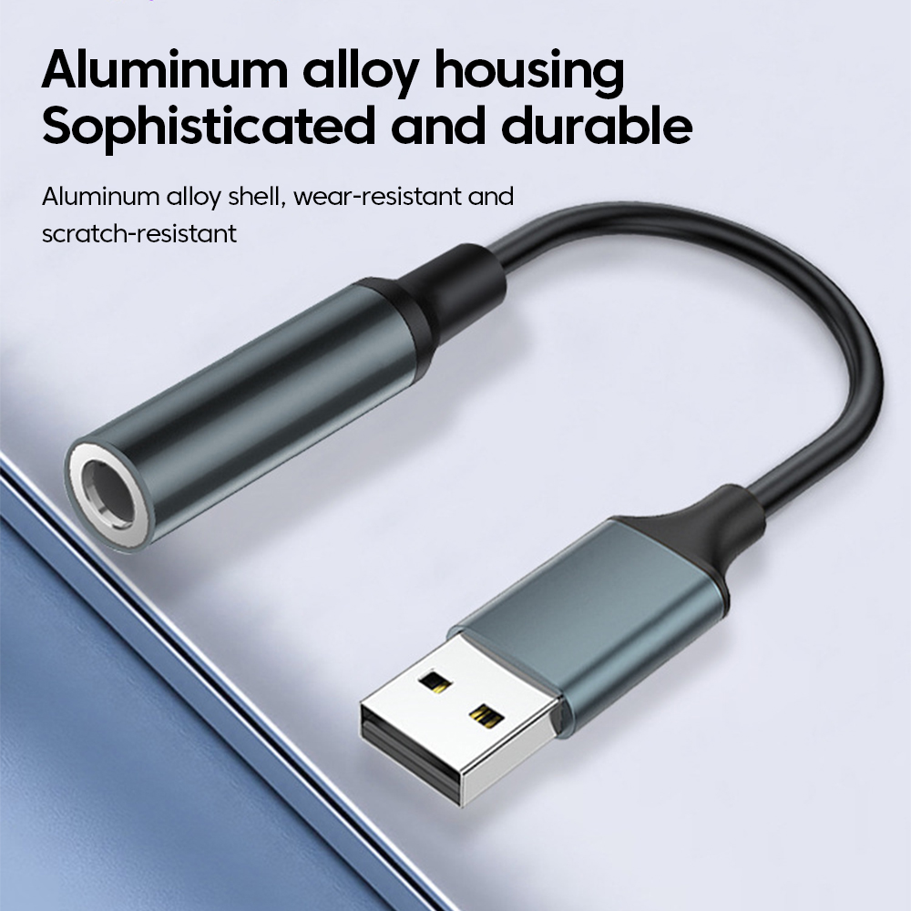محول صوت USB إلى جاك 3.5 ملم،  - مراجعة Laptop Accessories Headphones وسعره