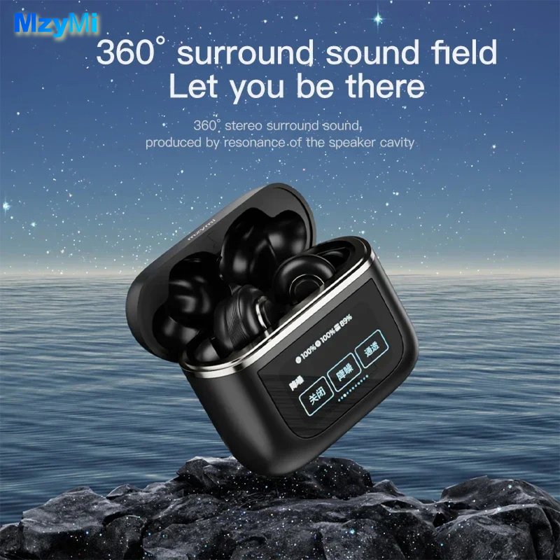 MZYMI Design ANC + ENC TWS V8  - مراجعة Laptop Accessories Headphones وسعره