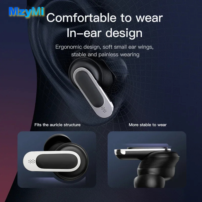 MZYMI Design ANC + ENC TWS V8  - مراجعة Laptop Accessories Headphones وسعره