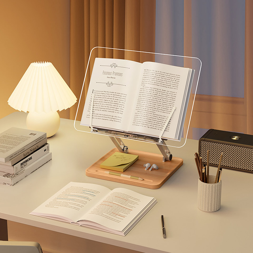 حامل قراءة خشبي مع إضاءة، حامل - مراجعة Laptop Related Accessories وسعره