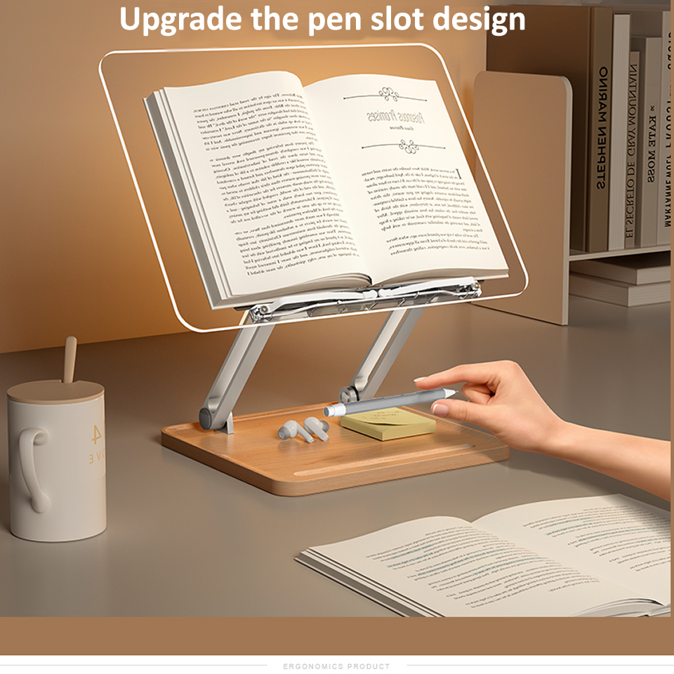 حامل قراءة خشبي مع إضاءة، حامل - مراجعة Laptop Related Accessories وسعره