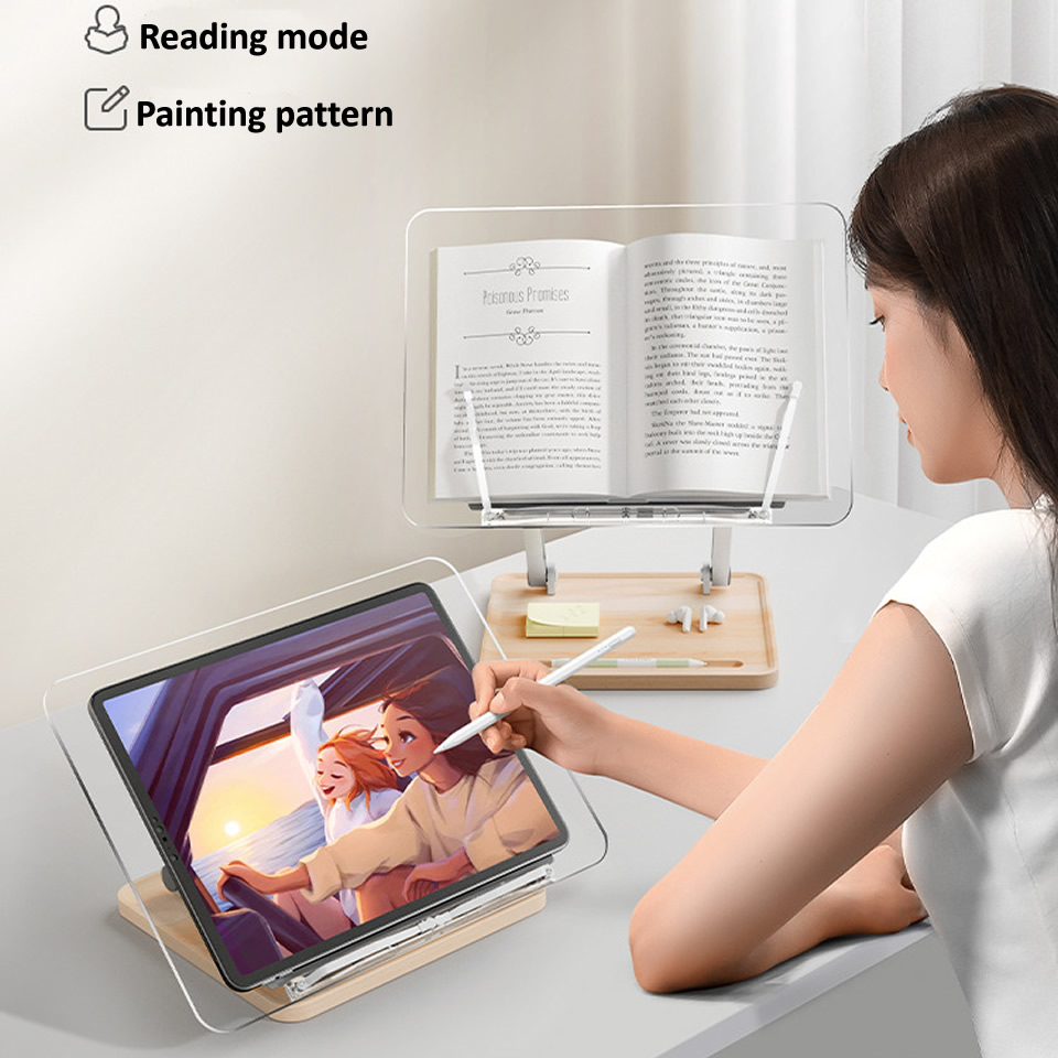 حامل قراءة خشبي مع إضاءة، حامل - مراجعة Laptop Related Accessories وسعره