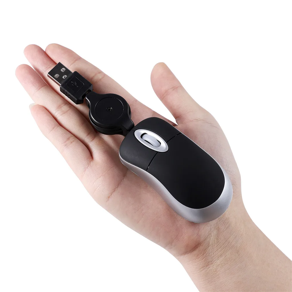 ماوس بصري صغير محمول، كابل USB - مراجعة Laptop Electronics Accessories وسعره