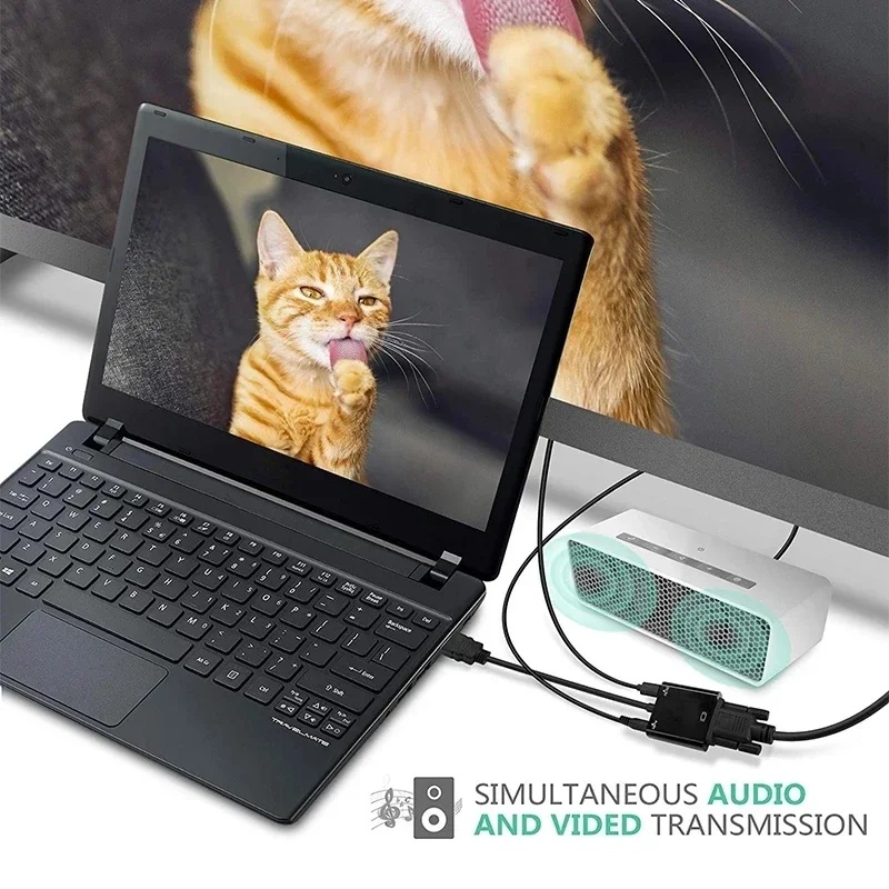 محول كابل HDMI إلى VGA بدقة 10 - مراجعة Hdmi Vga Adapter وسعره