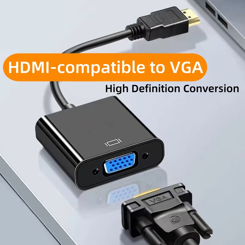 1080P HDMI-متوافق مع محول VGA  - مراجعة Hdmi Vga Adapter وسعره