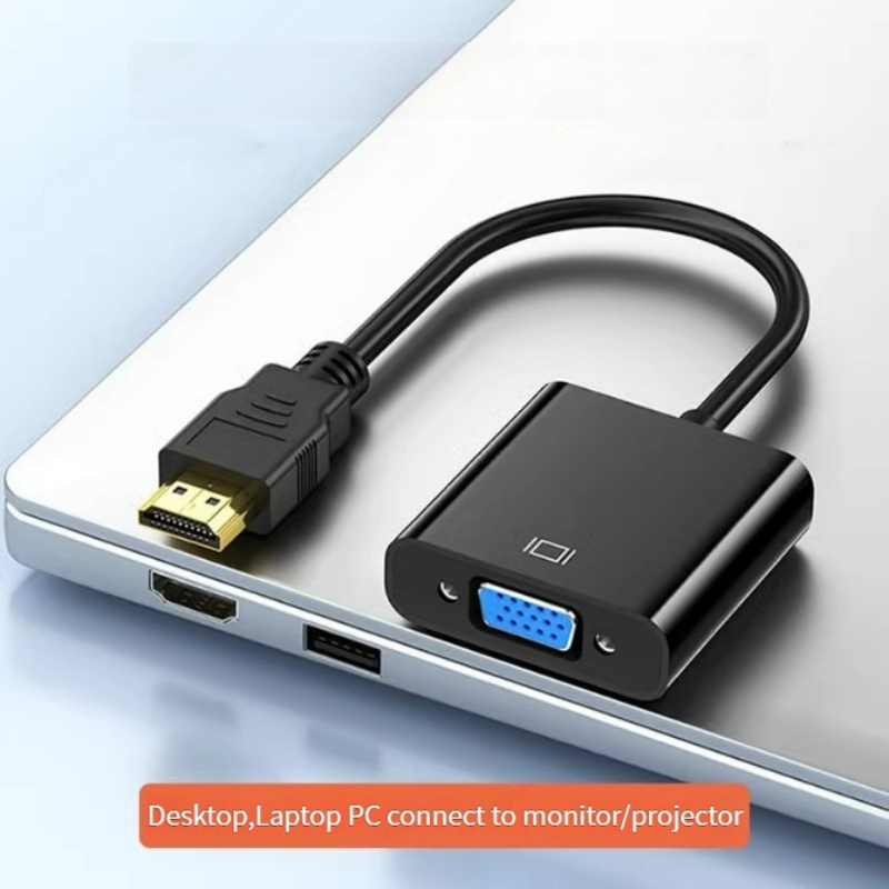 1080P HDMI-متوافق مع محول VGA  - مراجعة Hdmi Vga Adapter وسعره