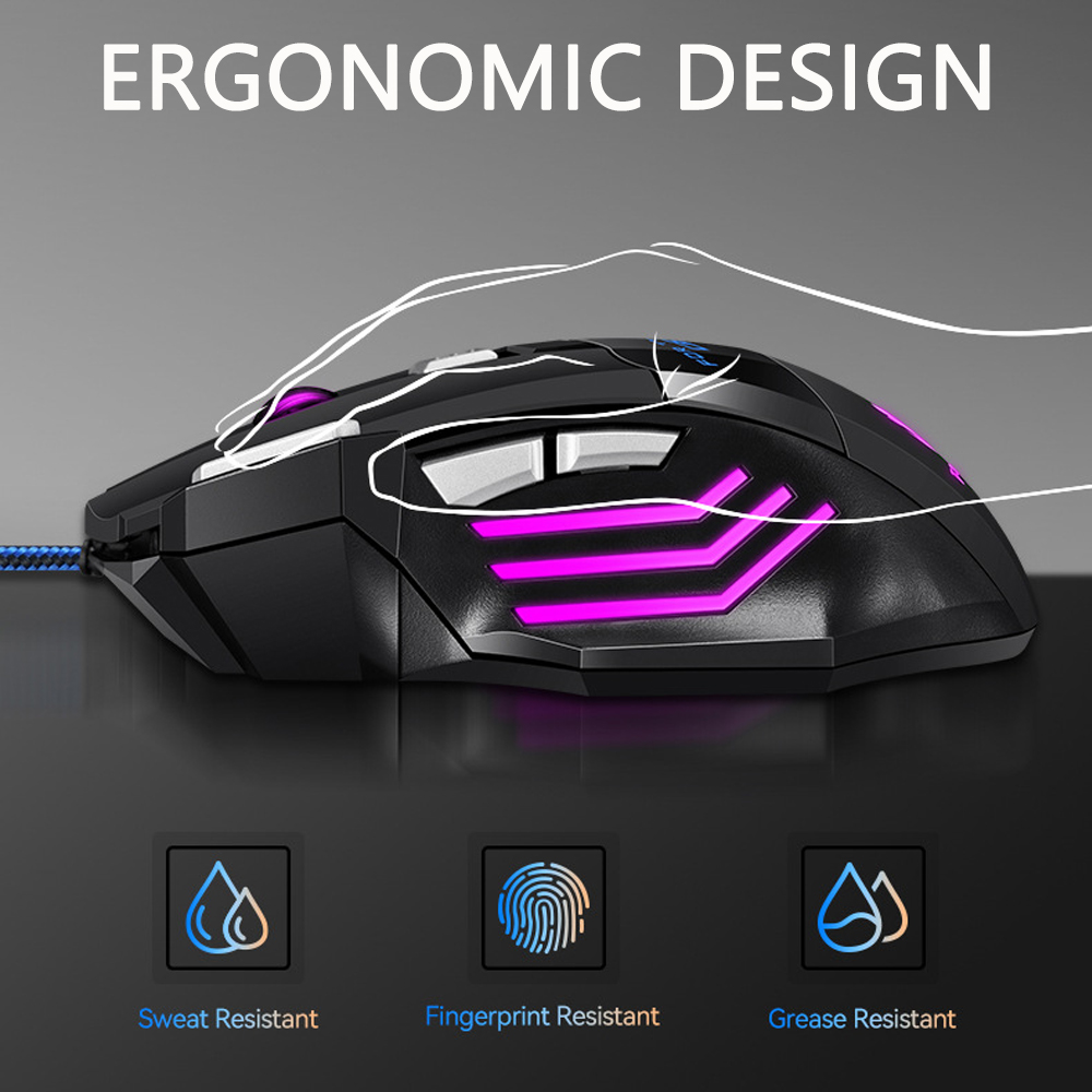 ماوس ألعاب سلكي USB من KEBIDUM - مراجعة Laptop Electronics Accessories وسعره