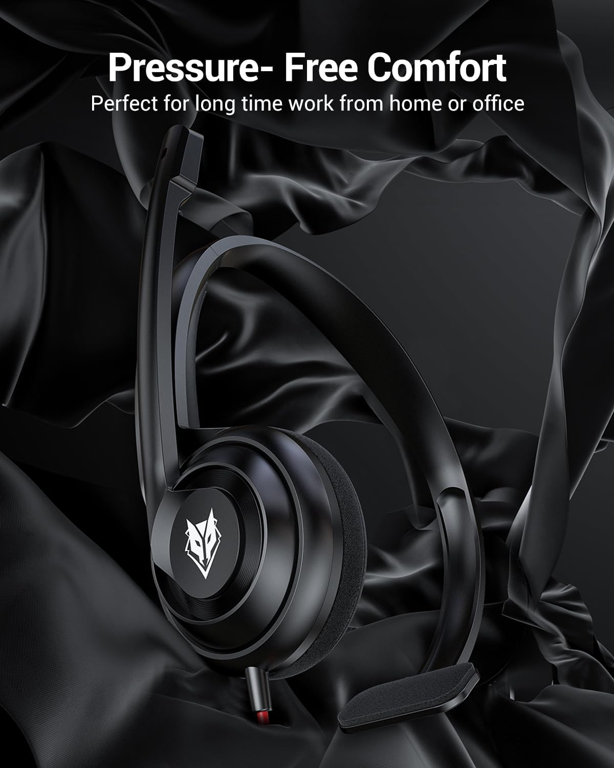 سماعة رأس NUBWO HW02 بمنفذ USB - مراجعة Laptop Accessories Headphones وسعره