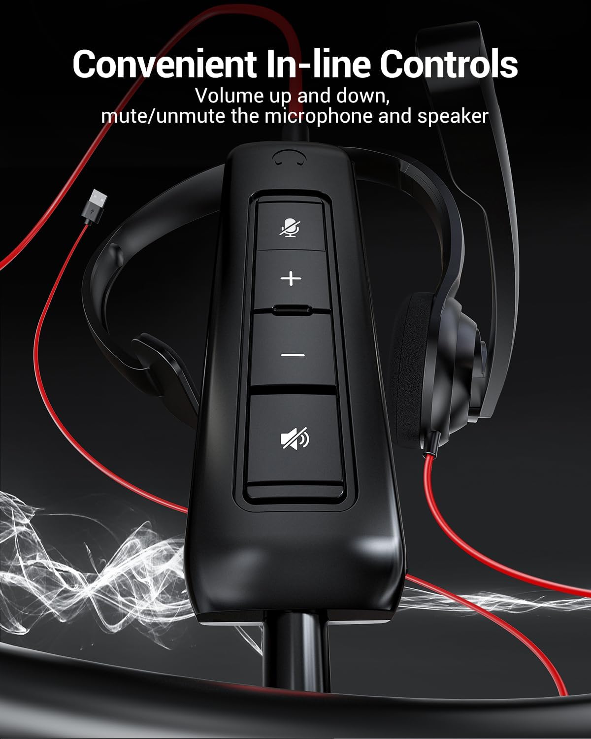 سماعة رأس NUBWO HW02 بمنفذ USB - مراجعة Laptop Accessories Headphones وسعره