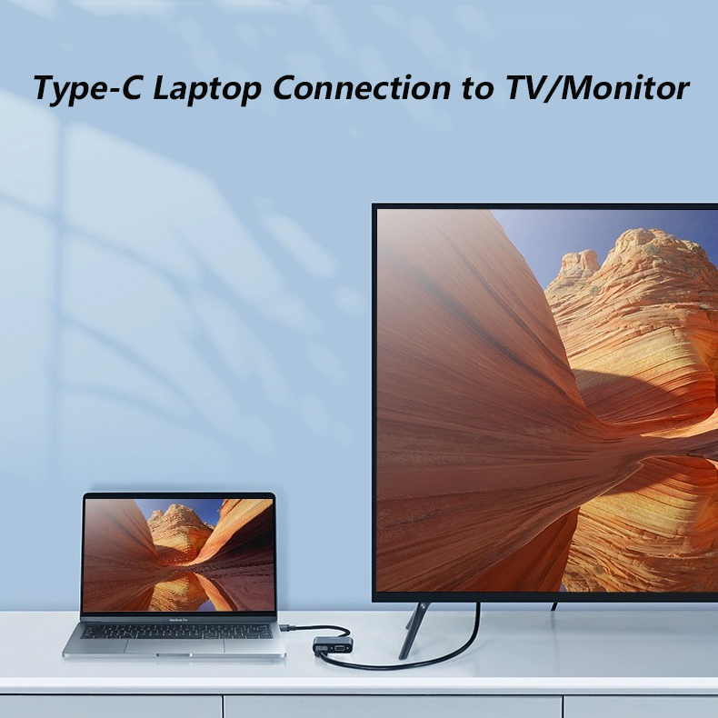 محول UGREEN USB C متعدد المناف - مراجعة Hdmi Vga Adapter وسعره